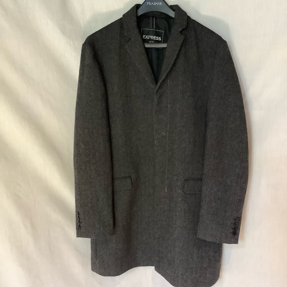 Express Men's Charcoal coat